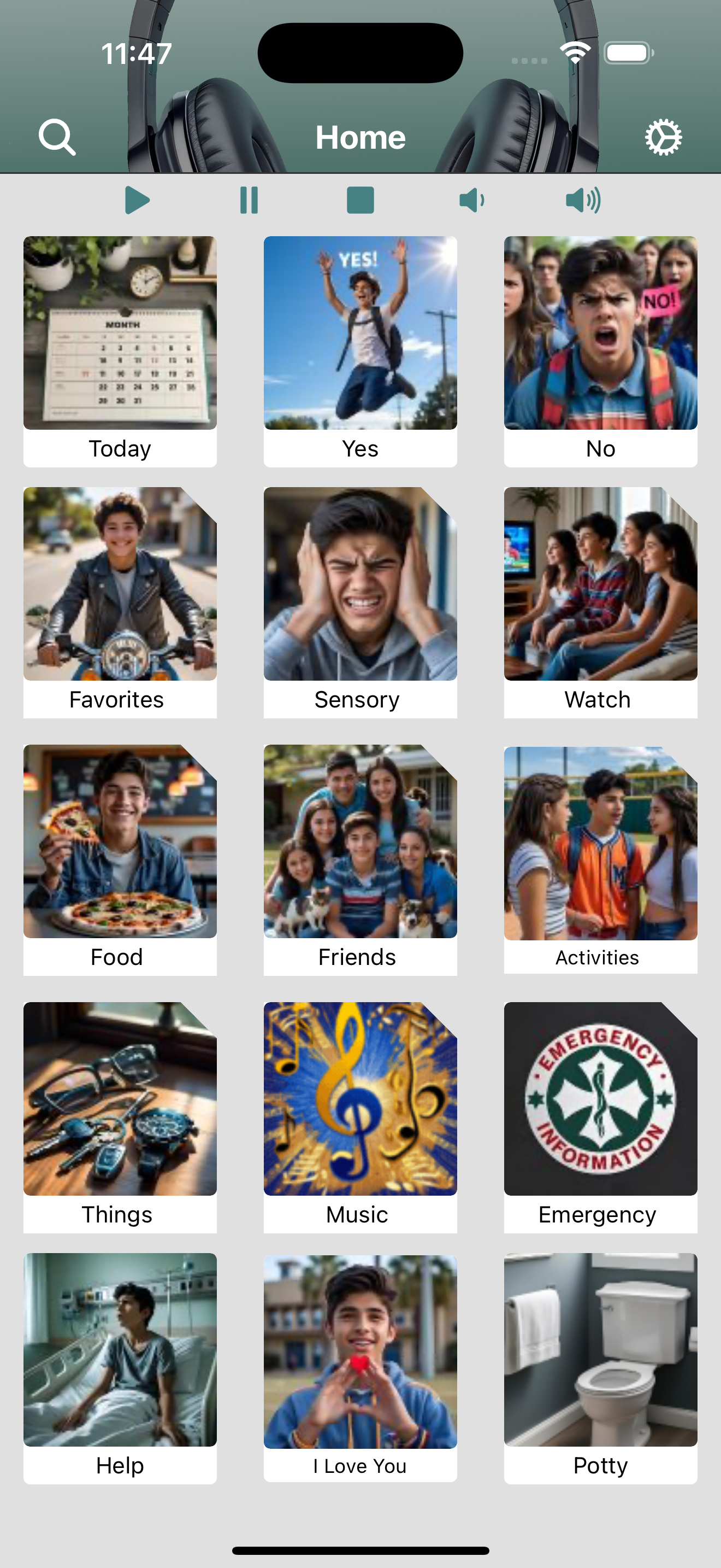 Male Teen Home Page