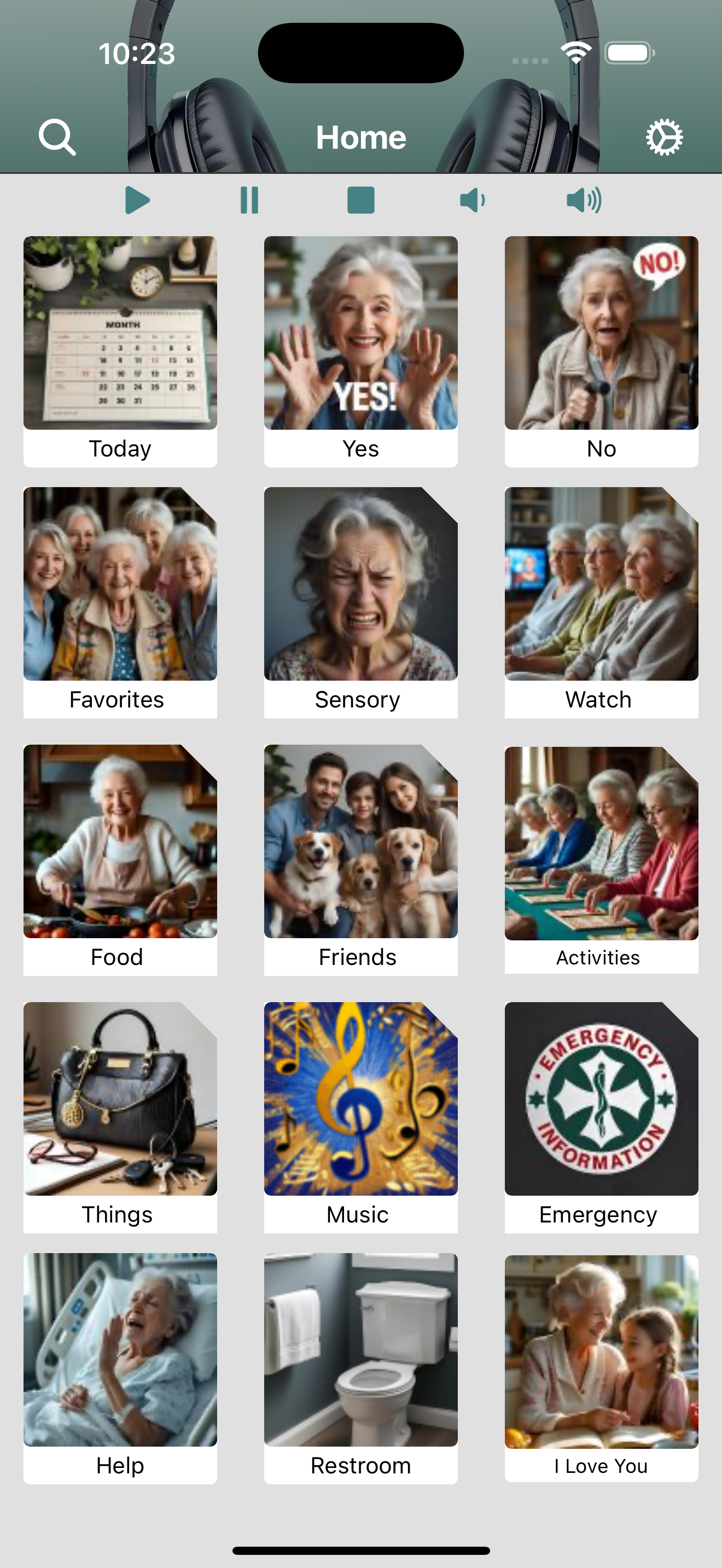 Female Senior Home Page